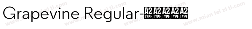 Grapevine Regular字体转换